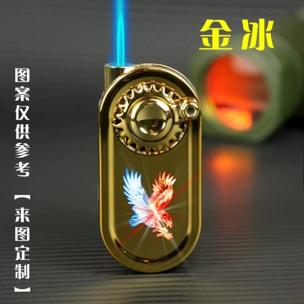 1 Piece Refillable Fancy Spinner Light Lighter | Best Quality Light Lighter | Lighter For Cigarette | Spinner Lighter Metal Body