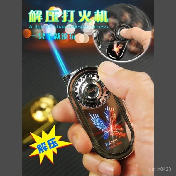 1 Piece Refillable Fancy Spinner Light Lighter | Best Quality Light Lighter | Lighter For Cigarette | Spinner Lighter Metal Body