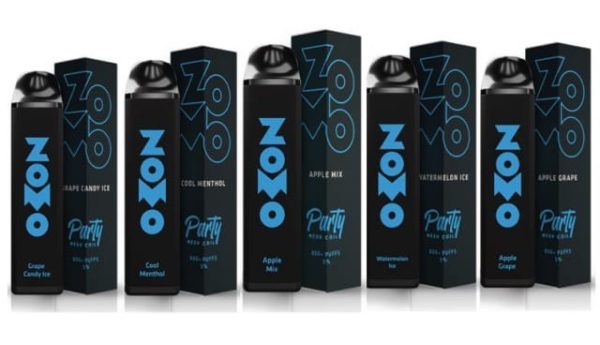 Zomo Party Mesh Coil Pod – 800 Puffs – 5% Nicotine – 2.6ml E-liquid – 500mah Battery – Random Flavour | Vape For Smokers | Pod For Smoking ( Random Flavor )(without Display)